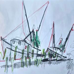 GeorgetownBay11x14GraphiteAndInk_S