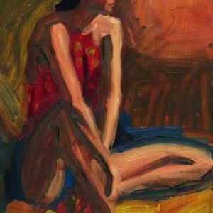 WomanBreathingOut12x16oilS